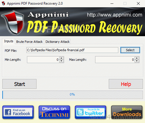pdf password recovery key